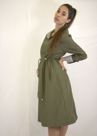 Big Dart Trench Coat