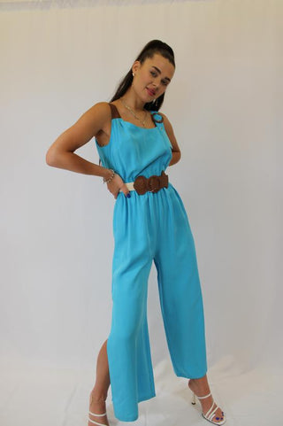 Ertu Sleeveless Wide Leg Jumpsuit